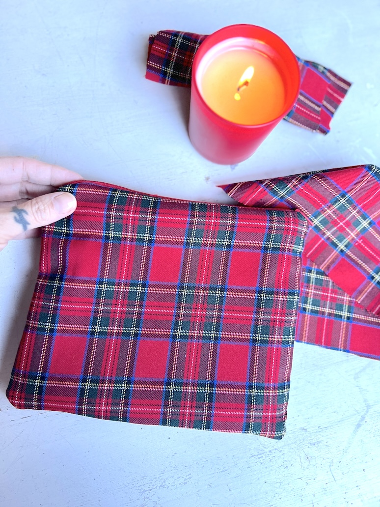 Pochette in tartan