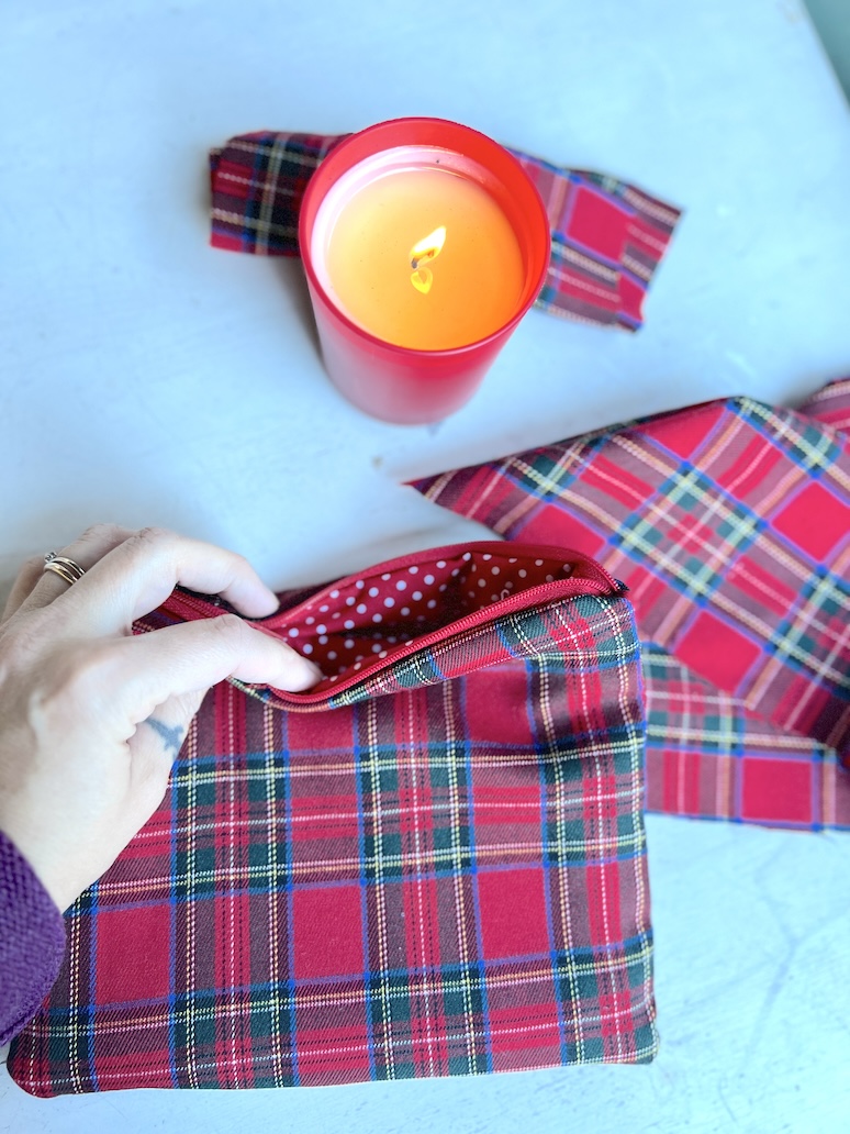 Pochette in tartan - immagine 2