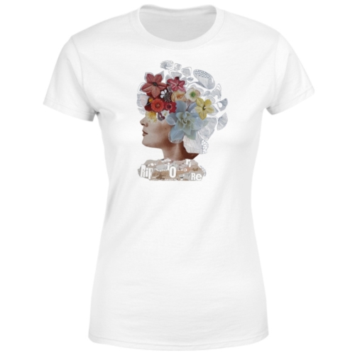 t shirt pensieri in fiore